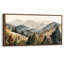 «Mountain View Watercolor Landscape for Living Room», impression murale-805141942-805141940