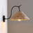 1 - Light Boho Handwoven Wall Sconce With Pull Chain
