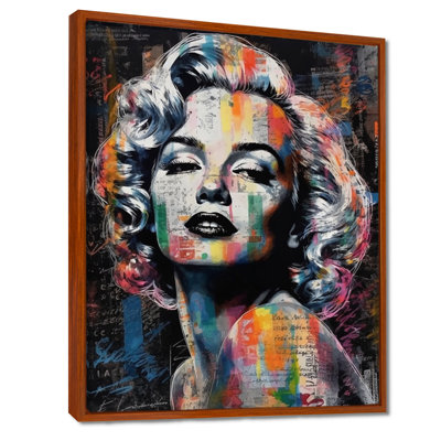 Marilyn Monroe Retro Collage - Woman Pop Wall Art