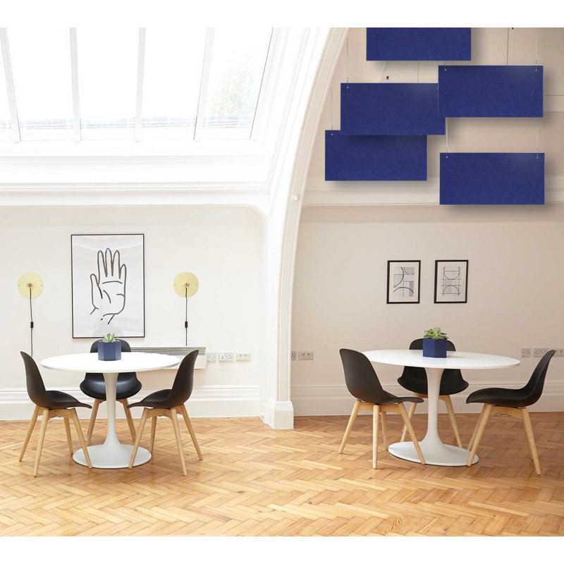 Baffles suspendus Soundsorb, Bleu, H 24 po x l 48 po x P 1 po