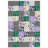 Pender Multicolor Floral Patchwork Cotton Chenille Area Rug-1433968688