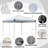 Iron Pop-up Canopy with Removable Window Sidewalls and Roller Bag-86693558-90566772
