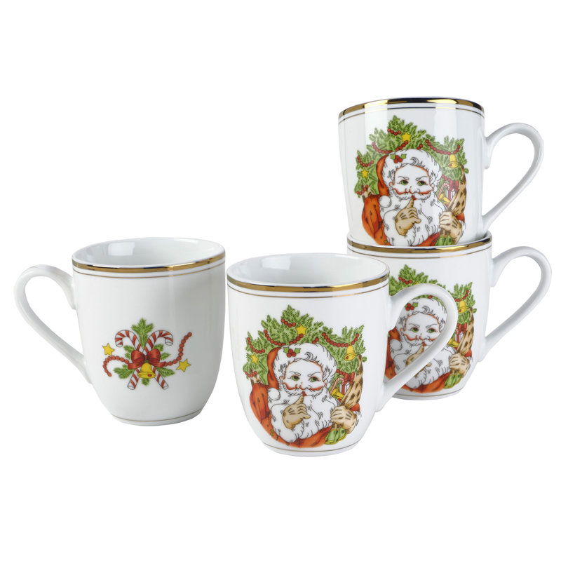 Ensemble de 4 tasses St. Nicholas