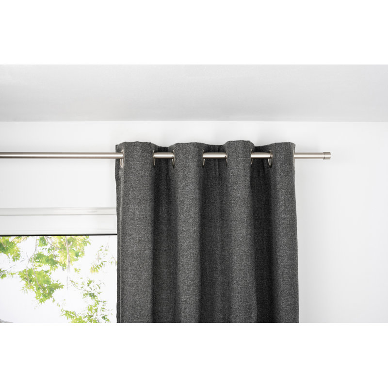 Scarf with eyelet Chalet opaque, Anthracite