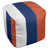 Blanc / orange / bleu marine n'est pas disponible