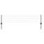 Fence with Post Segment Outdoor Barrier Garden Terrace Divider Boundary-322646868-322646893
