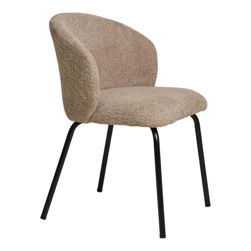 Millersburg 49cm H Polyester Upholstered Parsons Chair in Beige