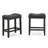 Wood 3-Piece Counter Height Dining Set, Gray-817710608-816313736