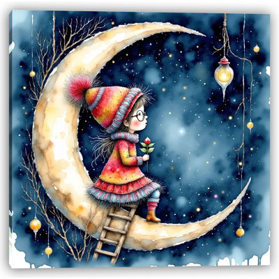 Moonlit Dreams - Enchanted Night Art Print