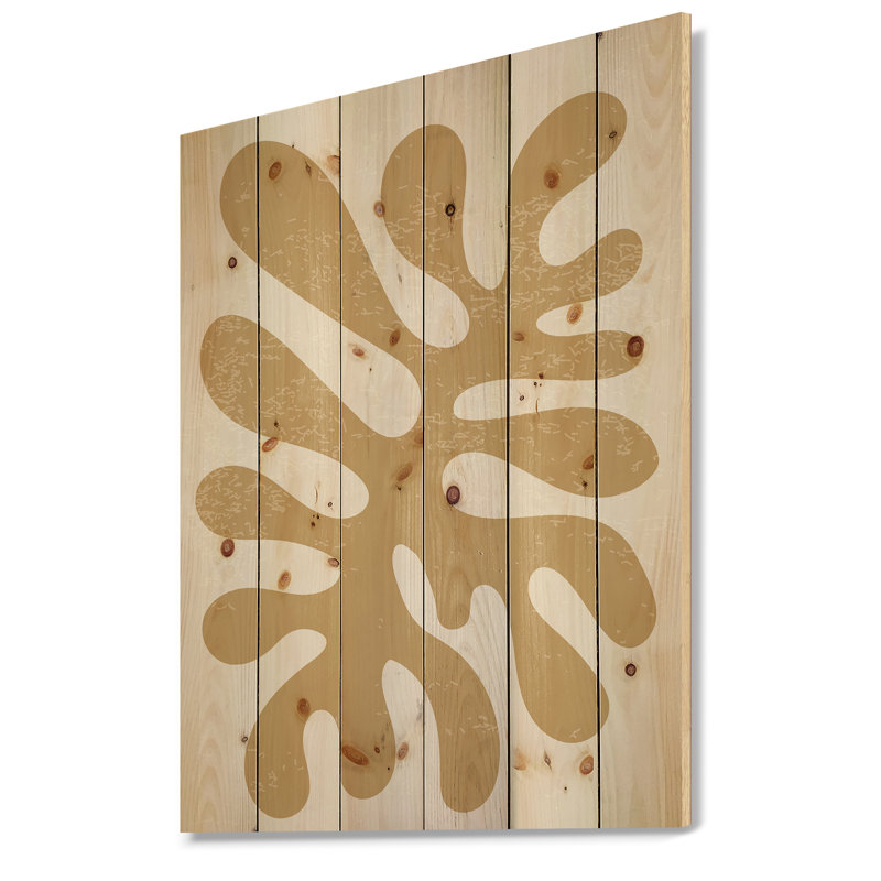 Compositions élémentaires et géométriques minimalistes XX XXXV - impression sans cadre sur bois, H 20 po x l 12 po x p 1 po