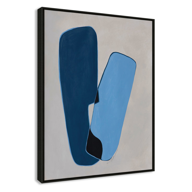 In Unity II by Filippo Ioco For Casa Fine Arts, 41.5" H x 31.5" W x 2" D, Espresso Framed