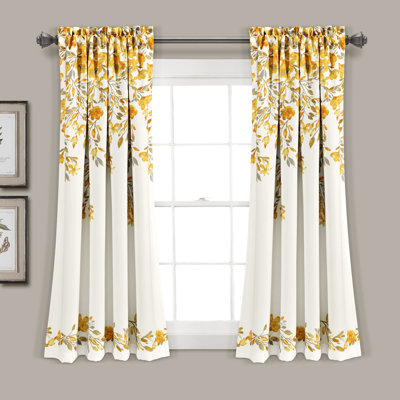 Semi Sheer Curtain Pair