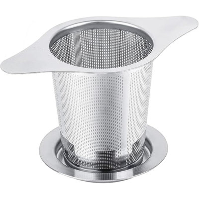 Universal Tea Infuser With Lid Stainless Steel Filter Fits Mugs Cups Teapots Food Grade