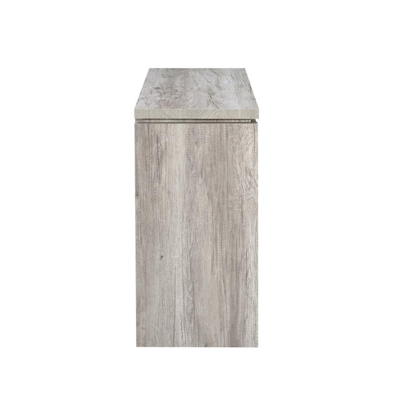 Armoire de rangement polyvalente en bois flotté gris - Convient à différents styles de décor pour ajouter du style à votre espace de vie principal