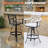 Cattie Swivel Aluminum Outdoor 30'' Bar Stool with Sunbrella Cushion-1885636120