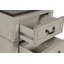 Ensemble de 2 tables de chevet en bois Norcross Blanc