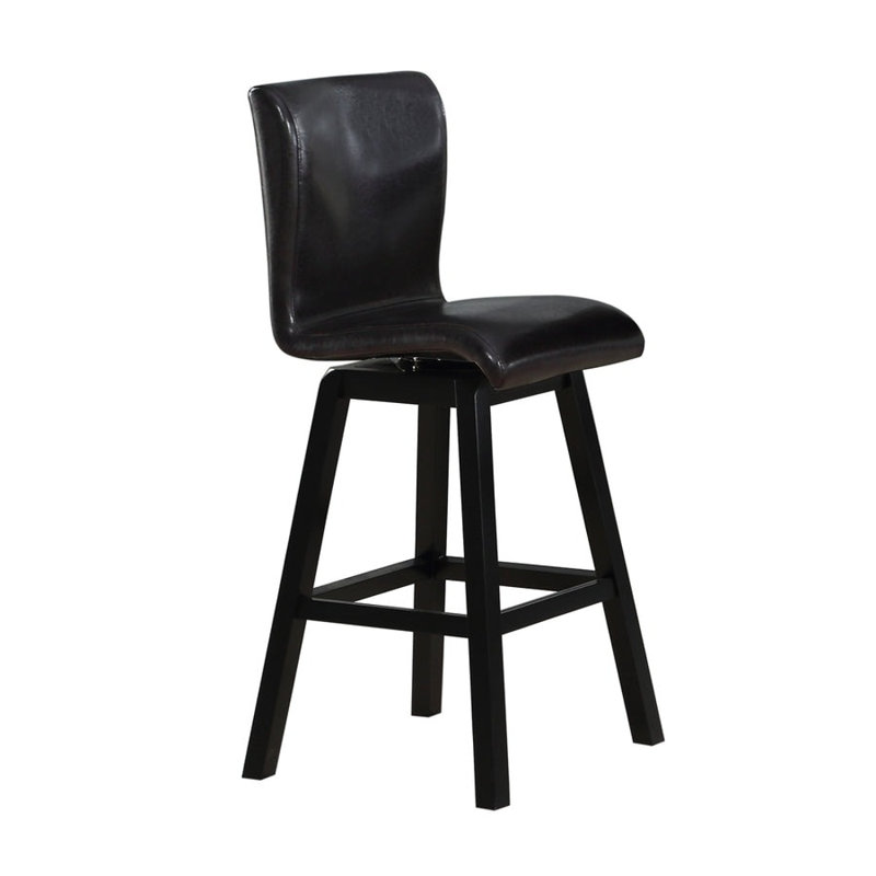 Chaise de pub Raana Espresso, ensemble de 2