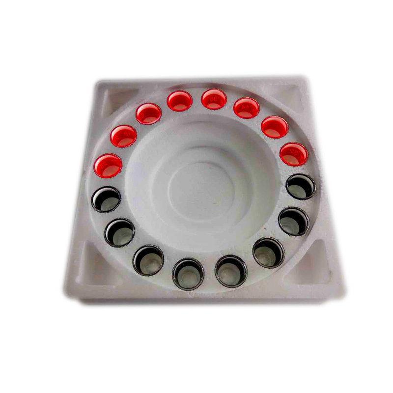 Fixturedisplays® - Ensemble de jeu de roulette en verre, 2 verres et 16 verres 16869