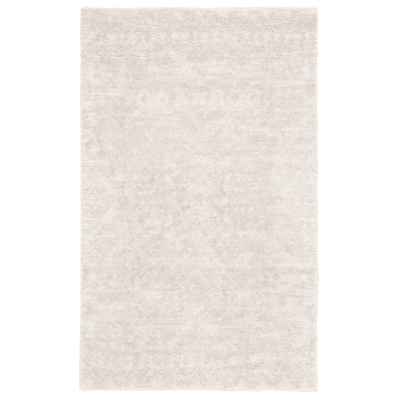Bellwether Hand Tufted Wool/Cotton Oriental Rug in Beige/Gray, Rectangle 3' x 5'