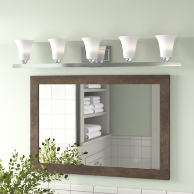 Éclairage de salle de bain à intensité variable 5 lumières Bullis