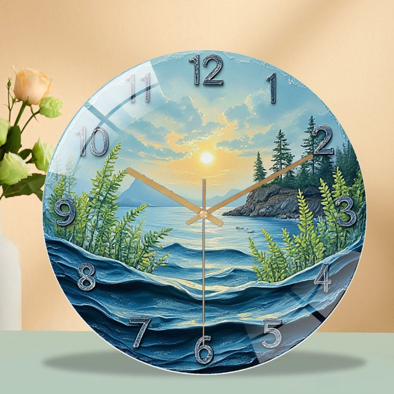Horloge murale Sunset Lake