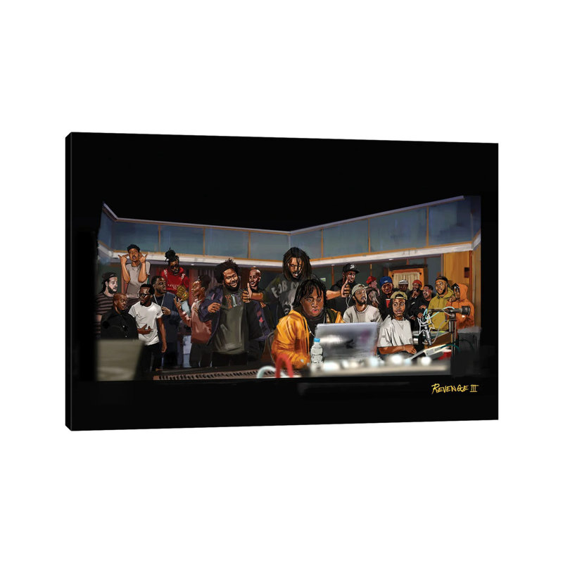 Rap Camp 1 Piece Wrapped Canvas Painting, 20.32cm H x 30.48cm W x 1.9cm D