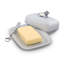 Garden Friends Stoneware Butter Dish