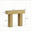 Console rustique peu encombrante