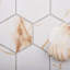 Carreau de mosaïque en porcelaine alvéolaire pour mur et plancher 4 po x 4 po Perfection-94848063