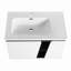 Meuble-lavabo simple 19,9 po avec plateau en bois manufacturé