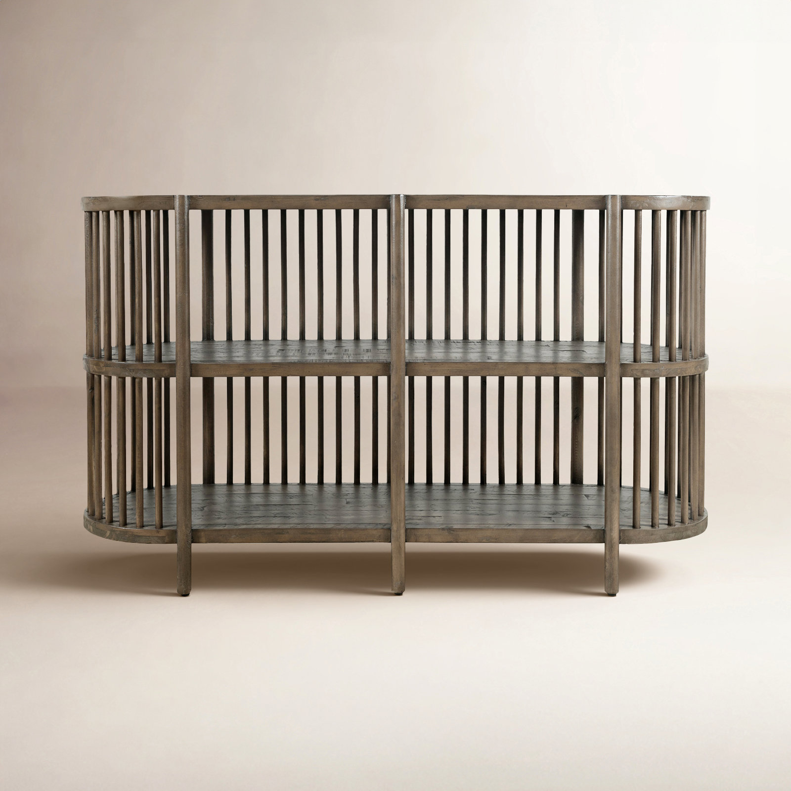 Charnock Wide Acacia Solid Wood, Chestnut, 32"H x 54"W x 18"D