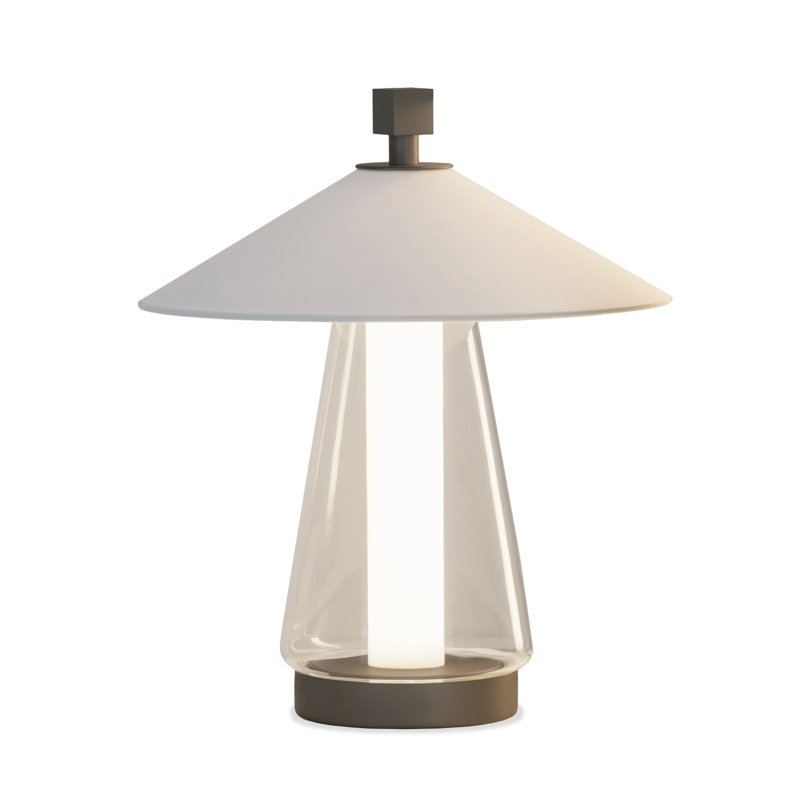 Asia Table Lamp, Brushed Bronze