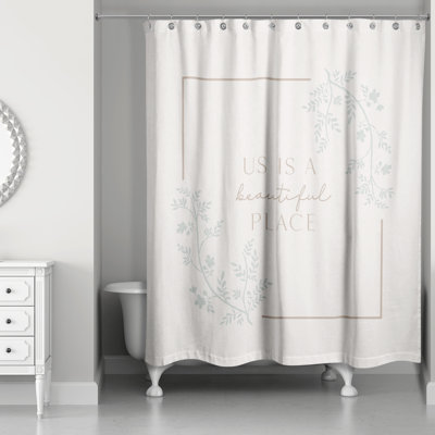 Us Beautiful Place Shower Curtain