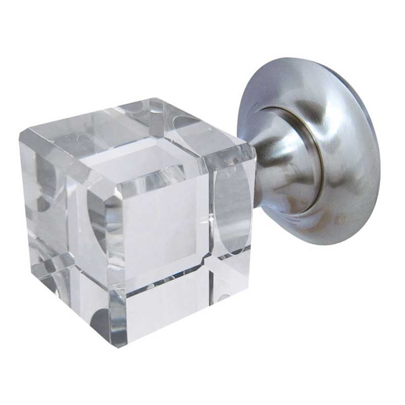 kason Double Dummy Knobset, Satin Nickel