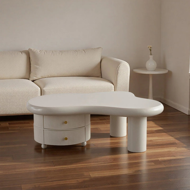 Table basse simple et tendance avec tiroirs
