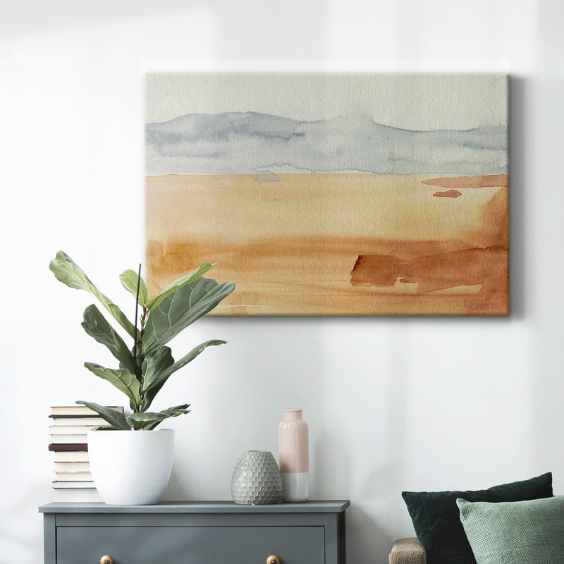 Toile tendue avec cadre Ash Blue Horizon II, H 8 po x l 12 po