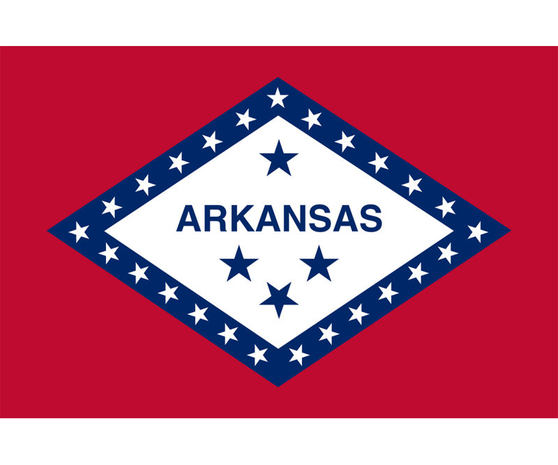 Arkansas State, 16" H x 24" W