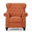 Accented Push Back Recliner Chair With Rolled Arms, Enjoy Cocooning Comfort-468046790