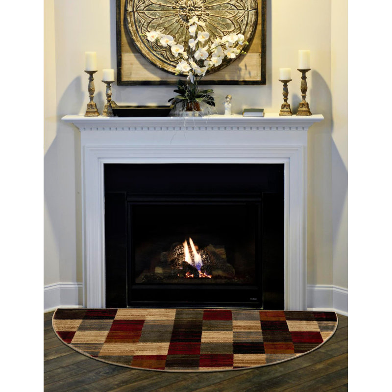 Adetomiwa Performance Abstract Indoor Rug, Hearth 2'7" x 4'1"