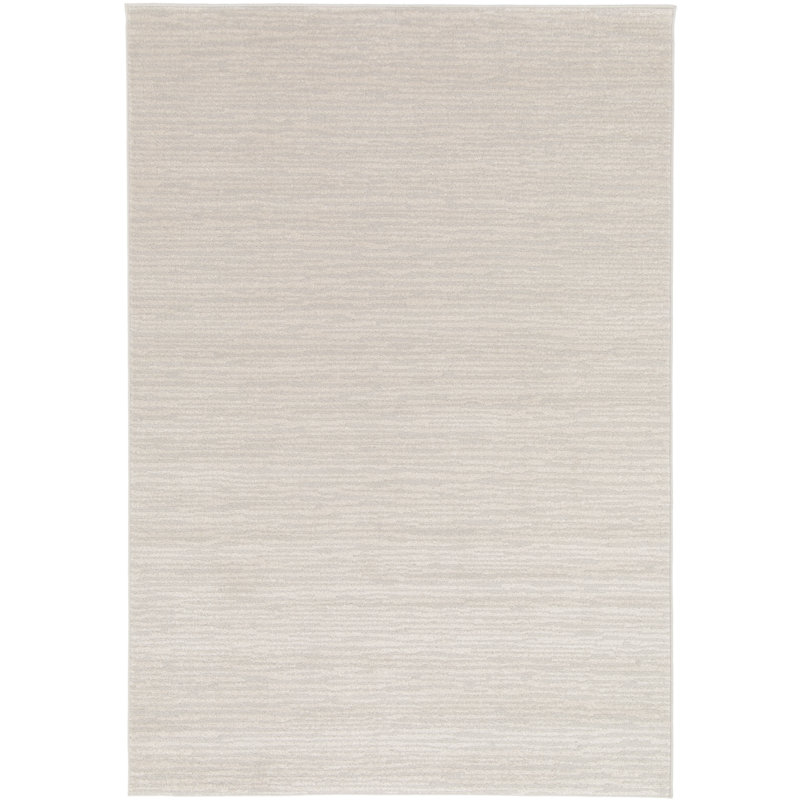 Kiyomitsu Solid Colour Shag Area Rug, Rectangle 120 x 170cm