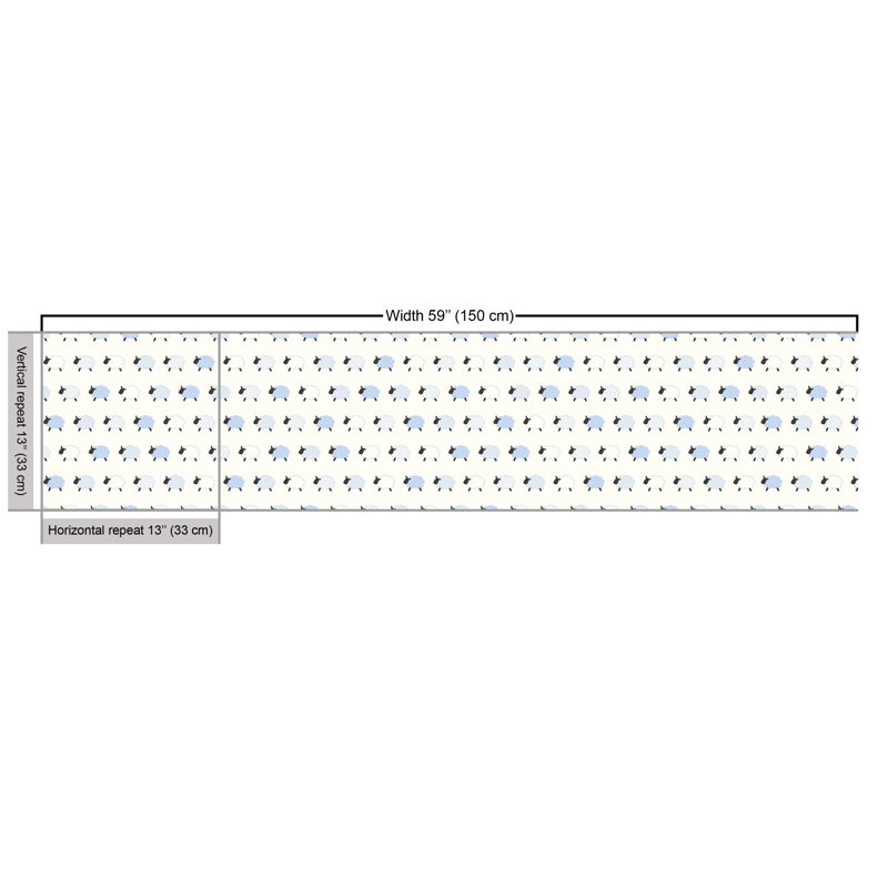 Verla Sheep Animals Fabric