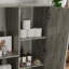 Armoire de salle de bain avec panier à linge inclinable, armoire de salle de bain avec tablettes réglables, style autoportant-1291870844