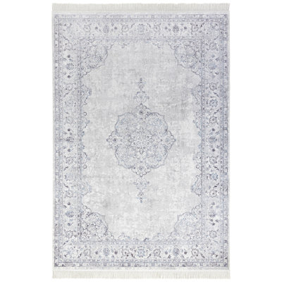 Tufted Pastel Blue Rug