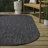 Montalvo Modern Minimalist Radius Corner Solid Dark Gray Indoor/Outdoor Rug-1232464793