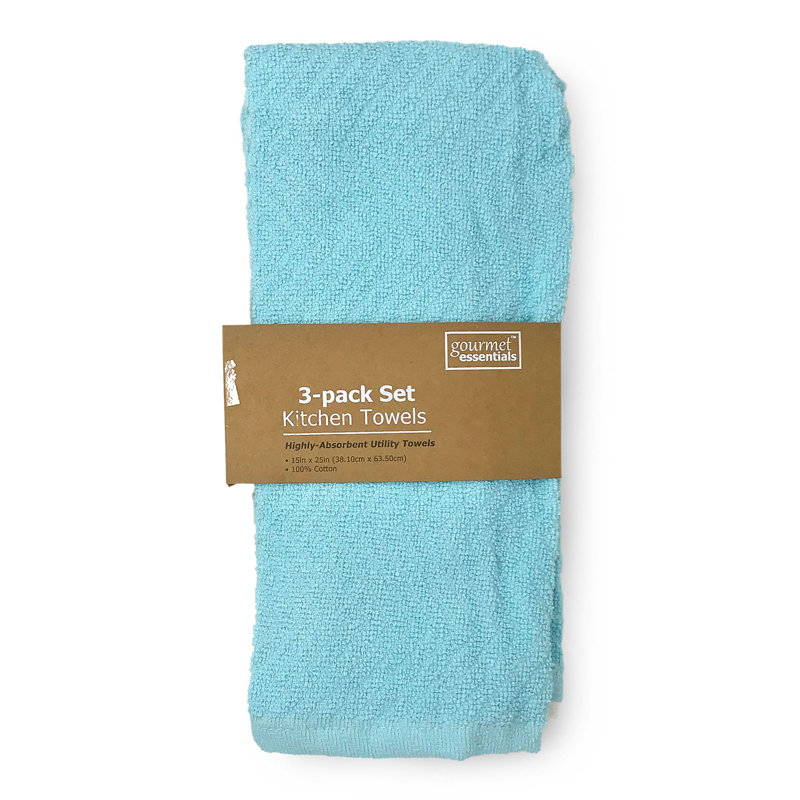Cotton Dish Cloth Kitchen Towel, Blue