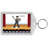 Personalized Name That Toon Singer - Male Rhinestone Bordered Key Chain-106949664