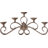 Ballajura 11'' H Metal Fireplace Candelabra