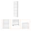 5-Shelf Bookcase In White - Practical & Elegant Home Storage Modern With 5 Shelves Organization