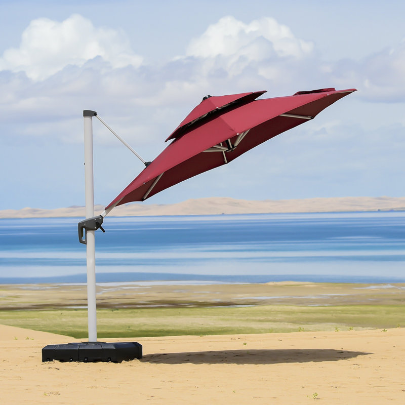 Felipe 365cm Cantilever Parasol, Terra