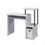 Bureau d'ordinateur antique blanc et noir